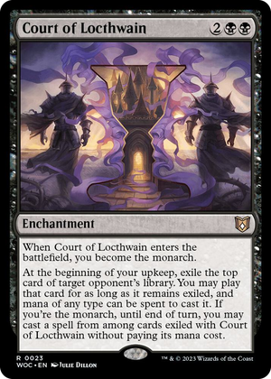 0023 Court of Locthwain R Commander: Wilds of Eldraine