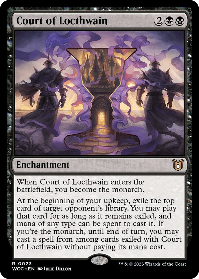 0023 Court of Locthwain R Commander: Wilds of Eldraine