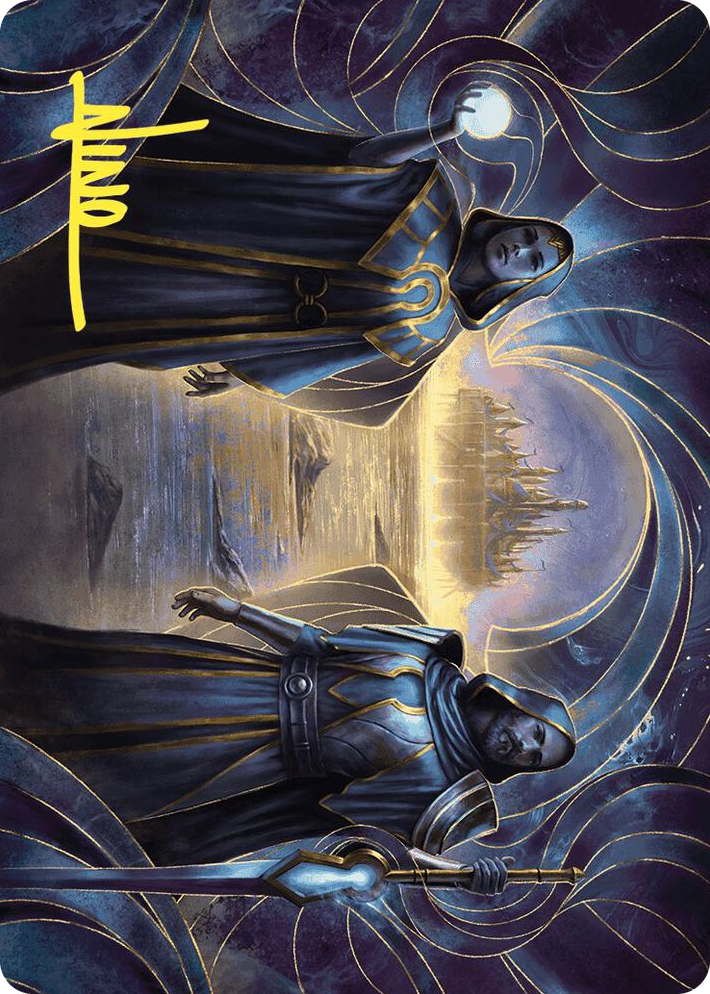 0052 Court of Vantress Art Card (Gold-Stamped Signature) S Art Series: Wilds of Eldraine