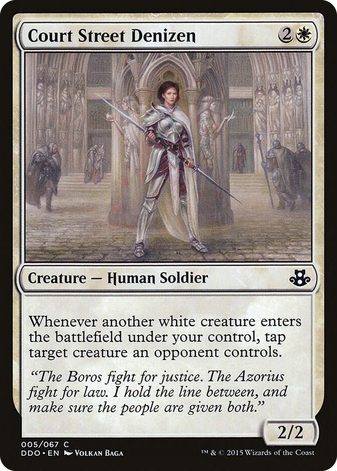 0005 Court Street Denizen C Duel Decks: Elspeth vs. Kiora