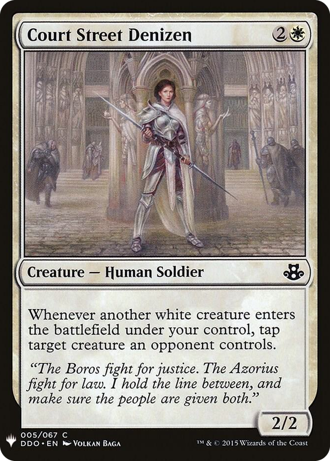 Court Street Denizen #5 C - The List Reprints Pokemon card