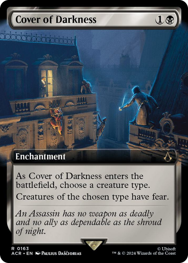 0163 Cover of Darkness (Extended Art) R Universes Beyond: Assassin's Creed