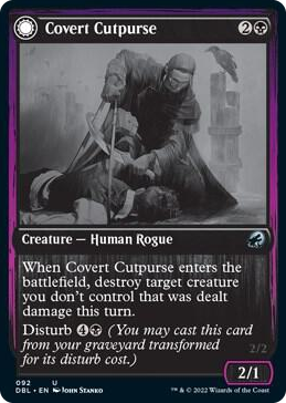 0092 Covert Cutpurse U Innistrad: Double Feature