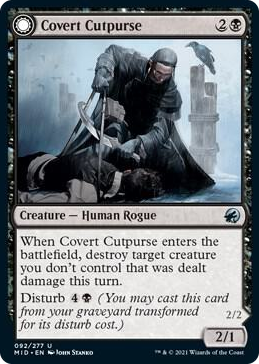 0092 Covert Cutpurse U Innistrad: Midnight Hunt