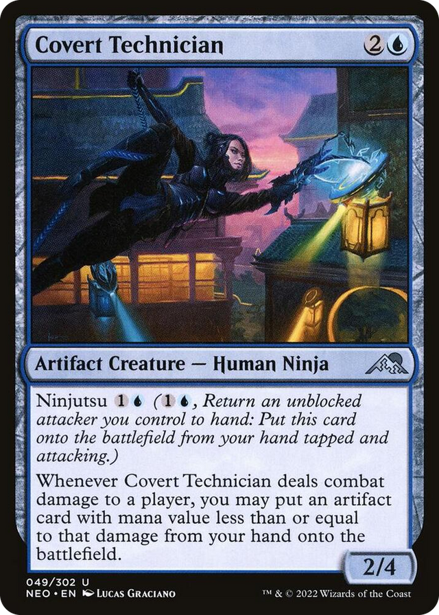 0049 Covert Technician U Kamigawa: Neon Dynasty