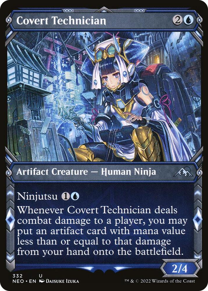 0332 Covert Technician (Showcase) U Kamigawa: Neon Dynasty