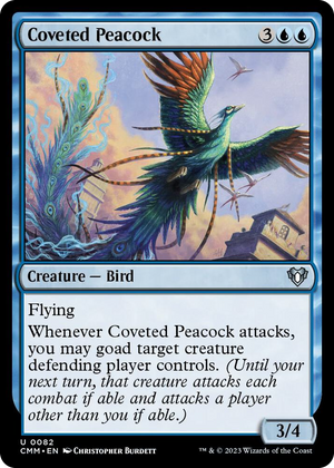 0082 Coveted Peacock U Commander Masters