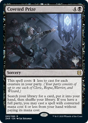 0095 Coveted Prize R Promo Pack: Zendikar Rising