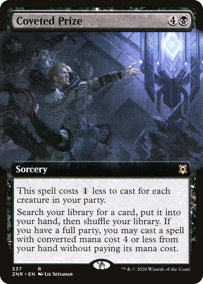 0337 Coveted Prize (Extended Art) R Zendikar Rising