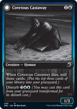 0045 Covetous Castaway U Innistrad: Double Feature