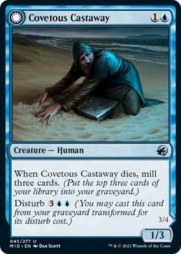 0045 Covetous Castaway U Innistrad: Midnight Hunt