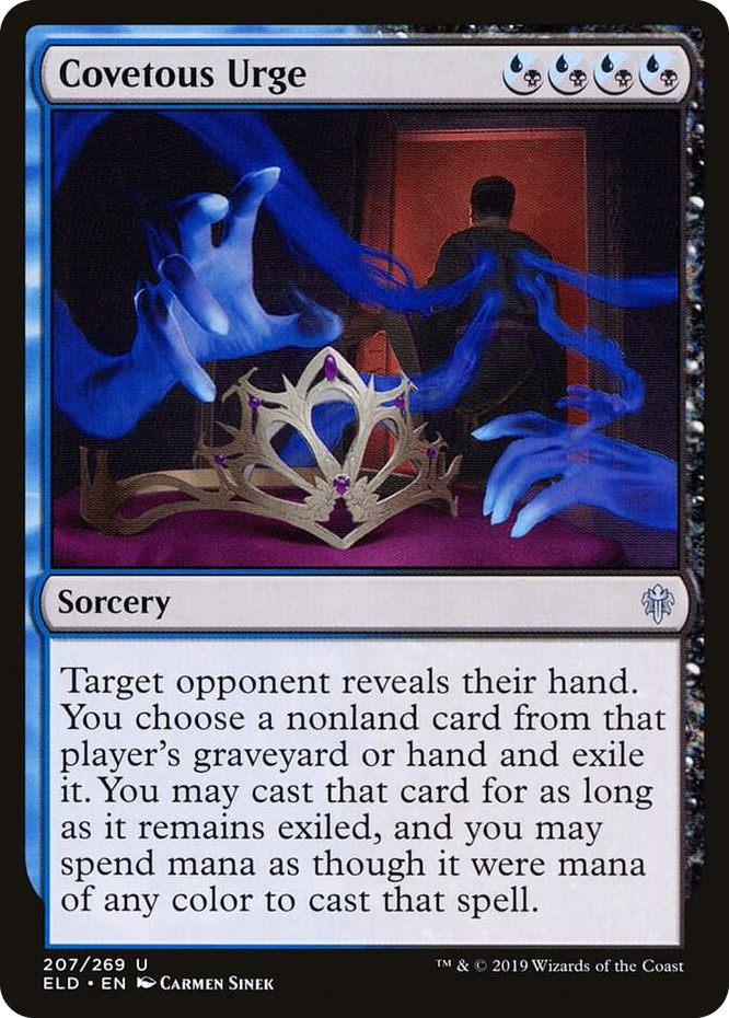0207 Covetous Urge U Throne of Eldraine