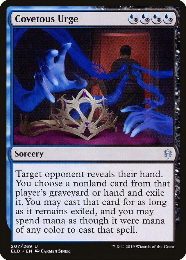 0207 Covetous Urge U Throne of Eldraine