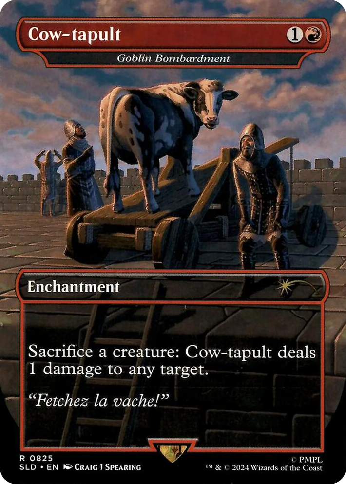 0825 Cow-tapult - Goblin Bombardment R Secret Lair Drop Series