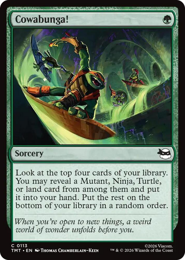 0113 Cowabunga! C Teenage Mutant Ninja Turtles