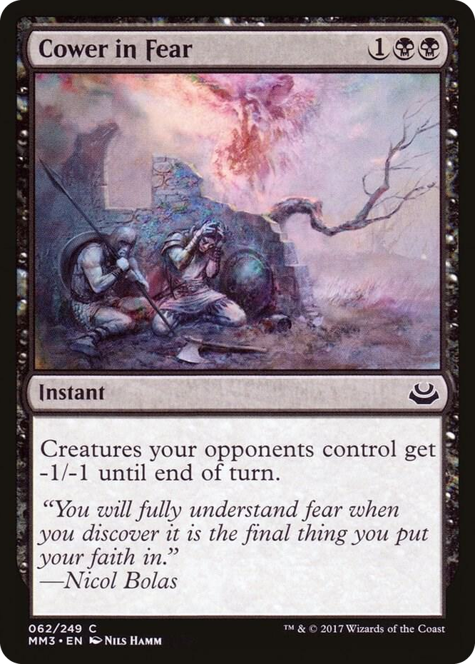 Cower in Fear #62 C - Modern Masters 2017 Pokemon card