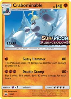 SM047 Crabominable - SM47 (Prerelease) [Staff] Promo SM Promos