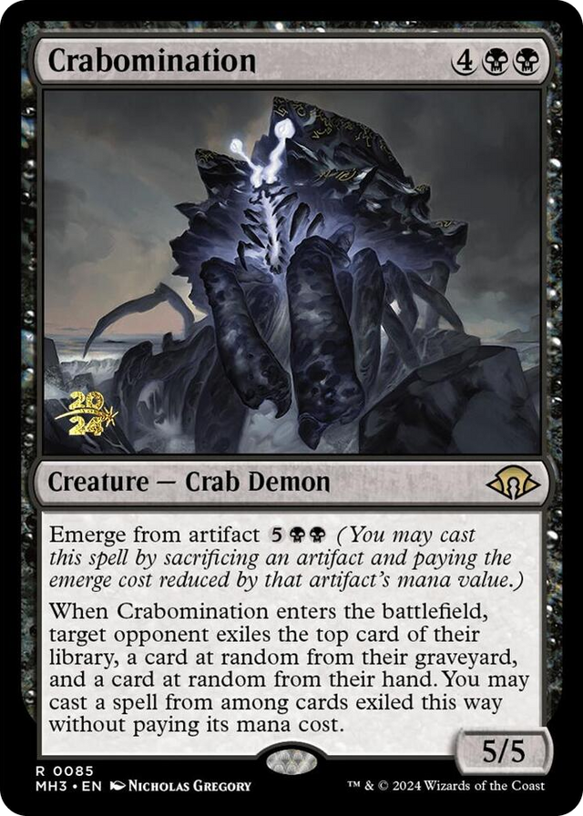 0085 Crabomination R Prerelease Cards