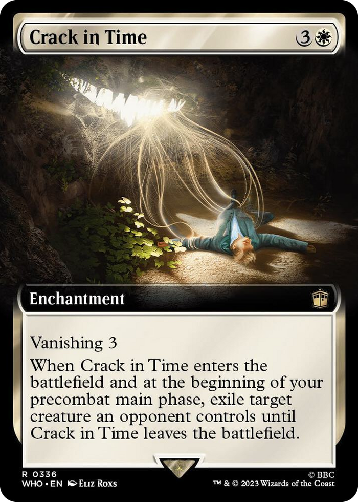 Crack in Time (Extended Art) #336 R - Universes Beyond: Doctor Who Pokemon card