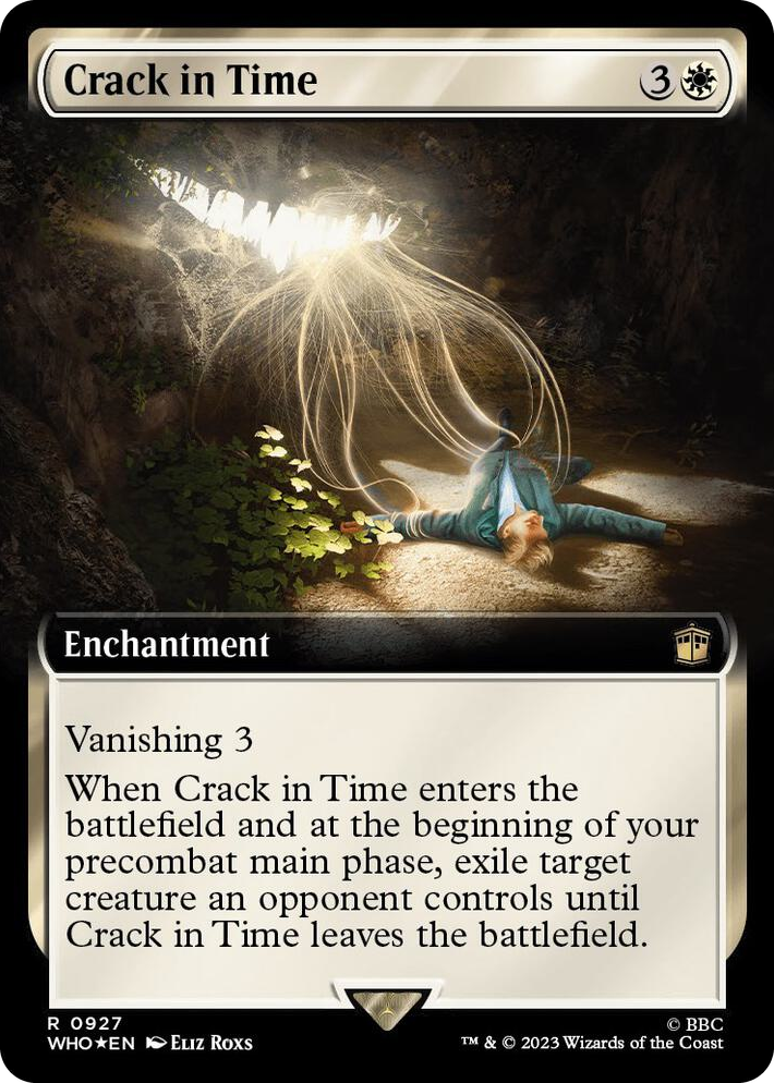 0927 Crack in Time (Extended Art) (Surge Foil) R Universes Beyond: Doctor Who
