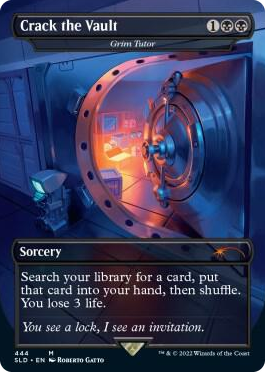 0444 Crack the Vault - Grim Tutor M Secret Lair Drop Series