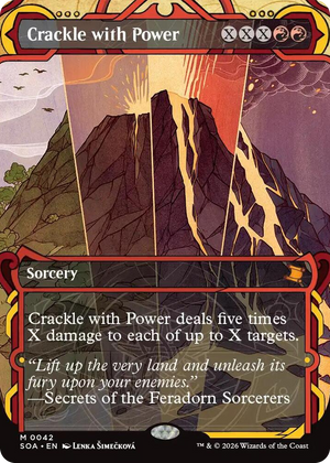 0042 Crackle with Power M Secrets of Strixhaven: Mystical Archive