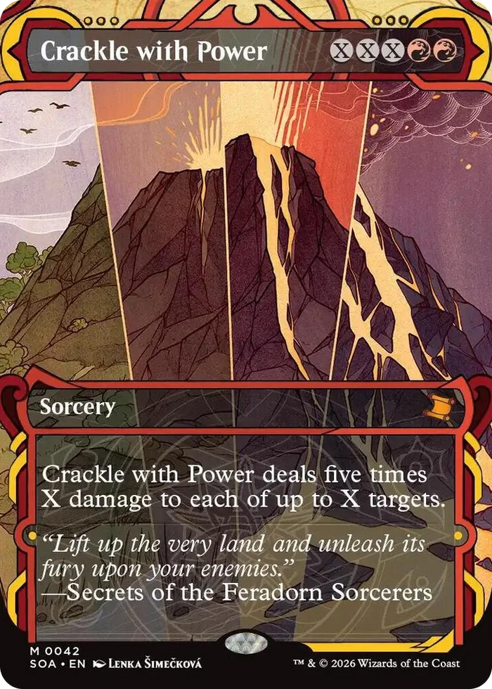 0042 Crackle with Power M Secrets of Strixhaven: Mystical Archive