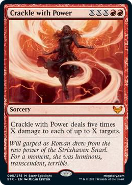 0095 Crackle with Power M Strixhaven: School of Mages
