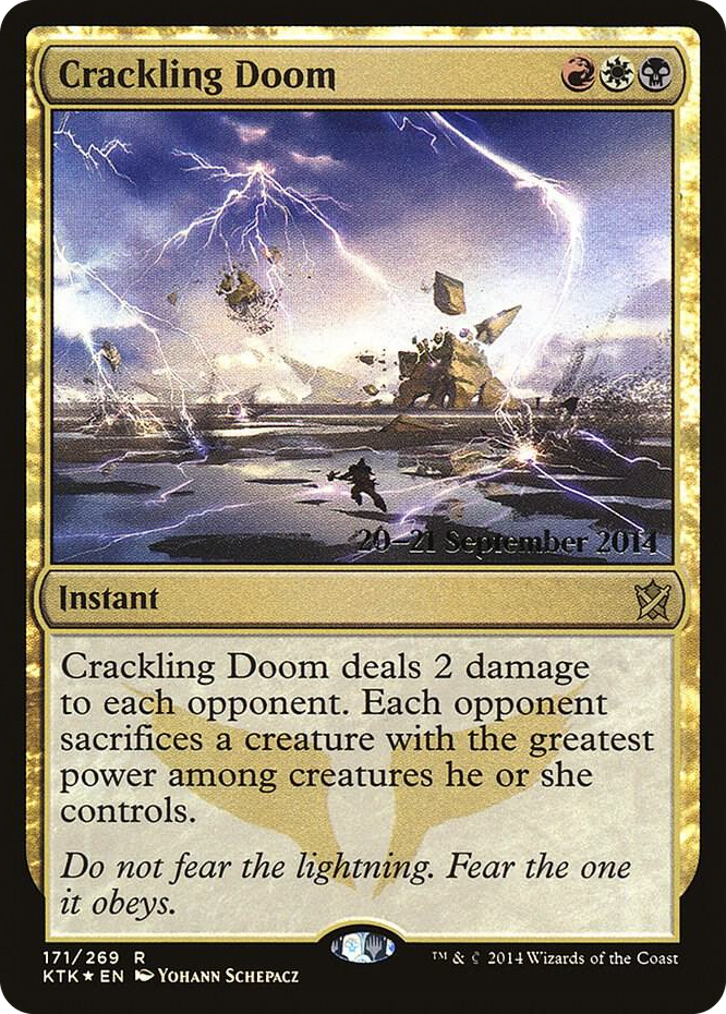 Crackling Doom #171 R - Prerelease Cards Pokemon card