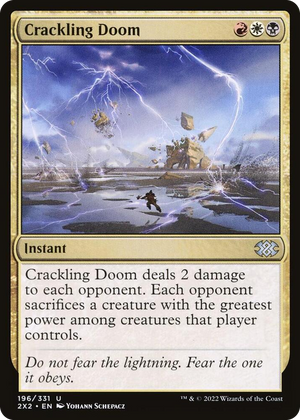 0196 Crackling Doom U Double Masters 2022