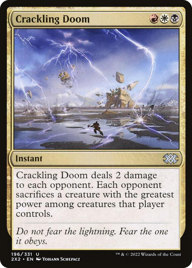 0196 Crackling Doom U Double Masters 2022