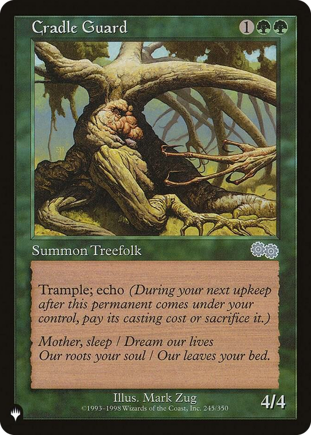 0245 Cradle Guard U The List Reprints