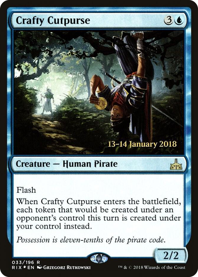 0033 Crafty Cutpurse R Prerelease Cards