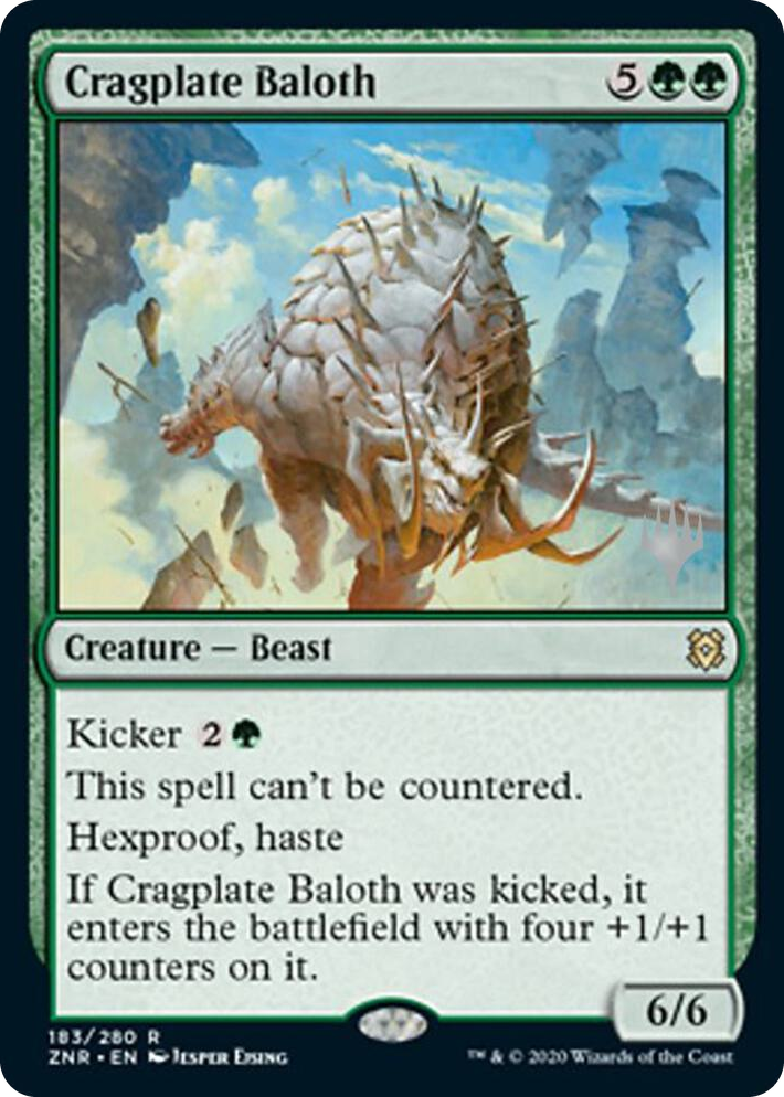 0183 Cragplate Baloth R Promo Pack: Zendikar Rising
