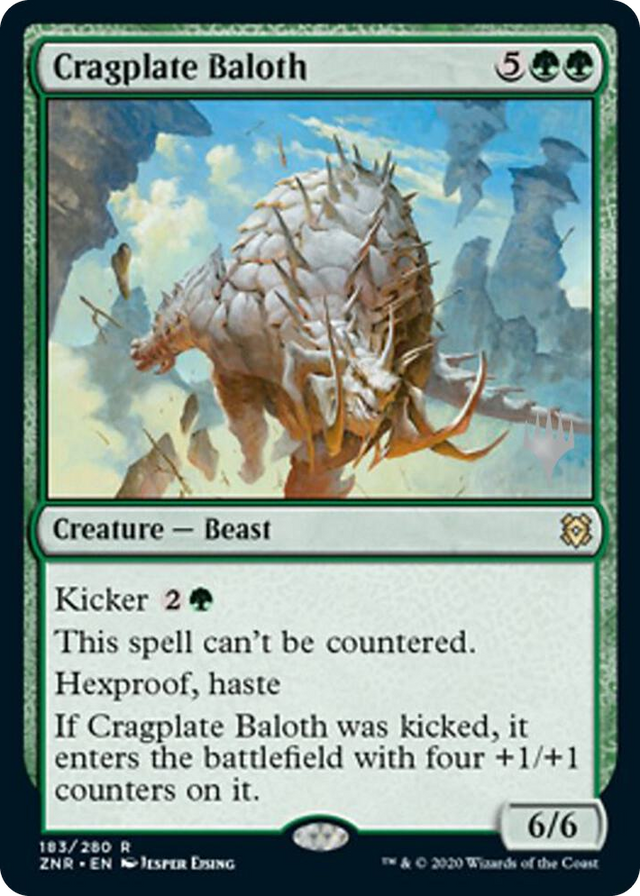 0183 Cragplate Baloth R Promo Pack: Zendikar Rising