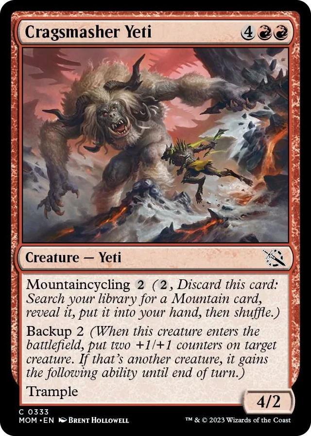 0333 Cragsmasher Yeti C March of the Machine