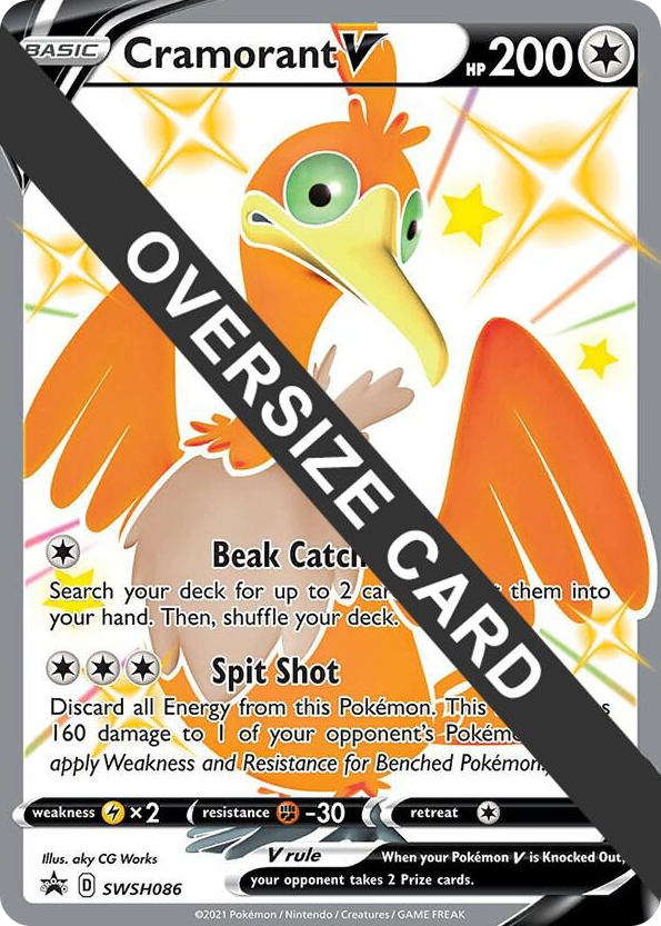 0086 Cramorant V - SWSH086 Promo Jumbo Cards