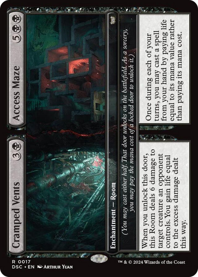 0017 Cramped Vents // Access Maze R Commander: Duskmourn: House of Horror