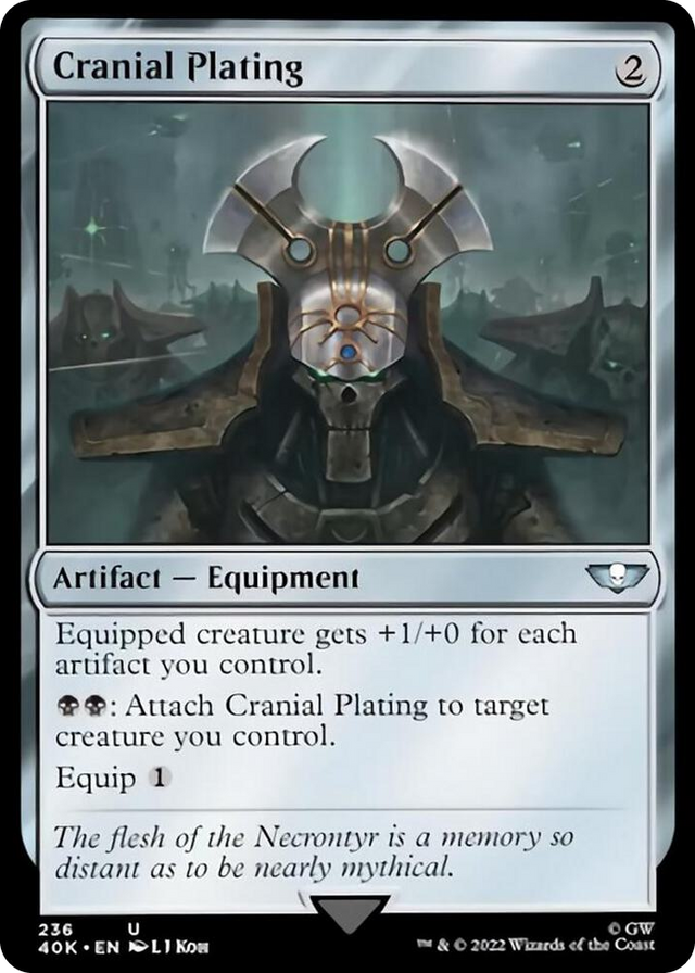 0236 Cranial Plating (Surge Foil) U Universes Beyond: Warhammer 40,000