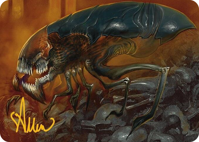 Cranial Ram Art Card (Gold-Stamped Signature) #13 S - Art Series: Modern Horizons 3 Pokemon card