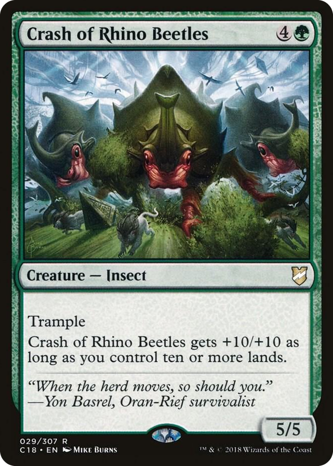 0029 Crash of Rhino Beetles R Commander 2018
