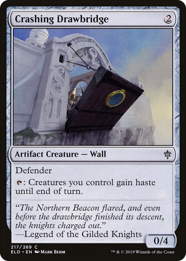 0217 Crashing Drawbridge C Throne of Eldraine