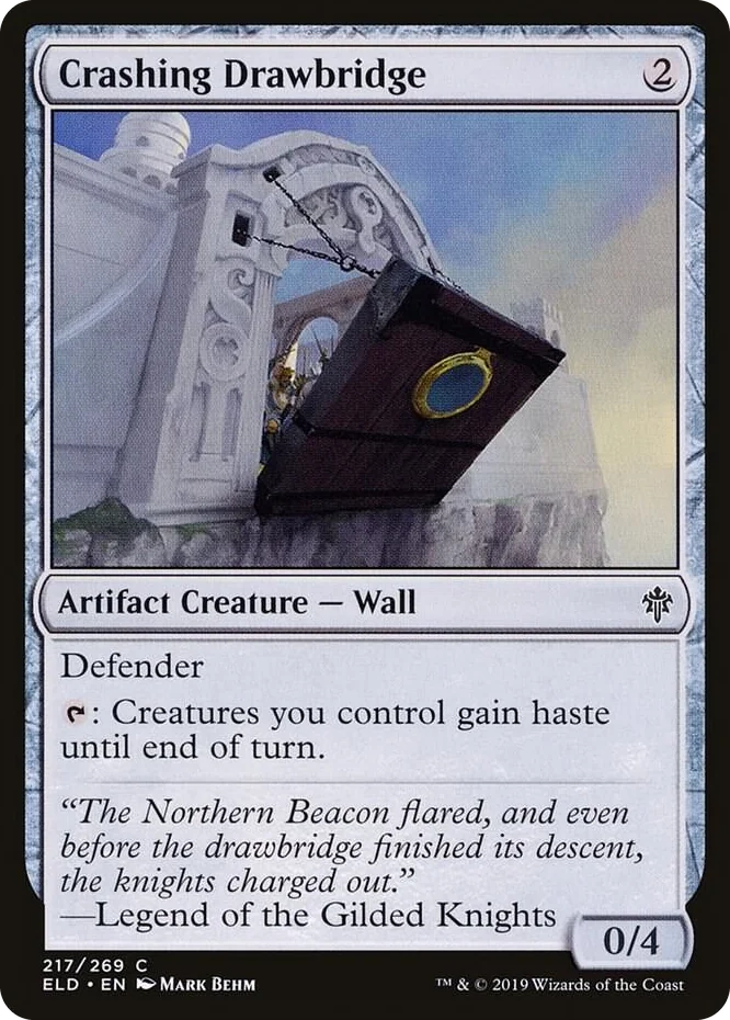 0217 Crashing Drawbridge C Throne of Eldraine