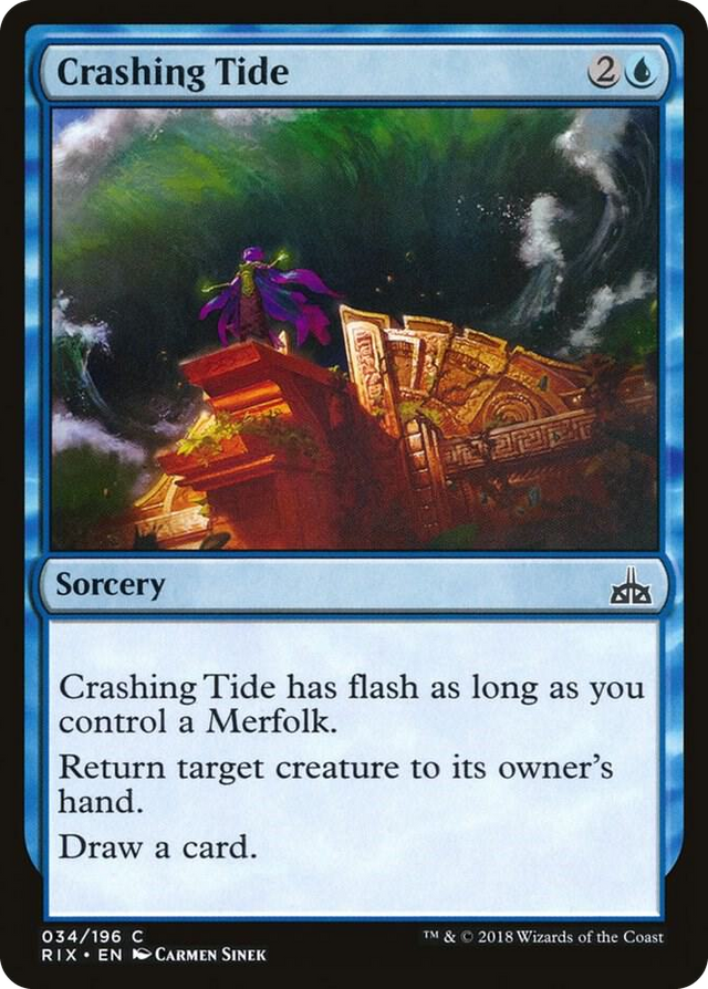 0034 Crashing Tide C Rivals of Ixalan