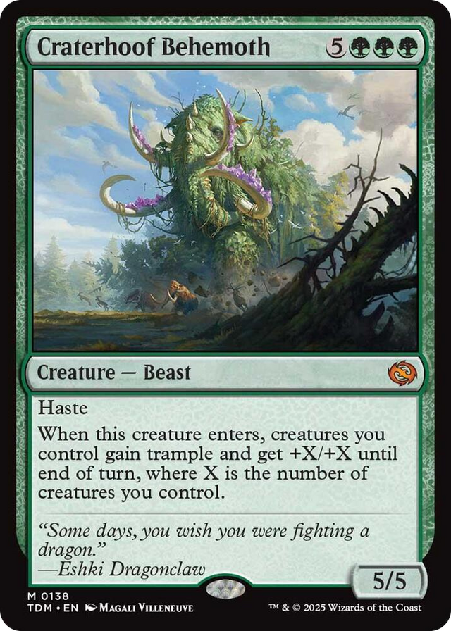 0138 Craterhoof Behemoth M Dragonstorm
