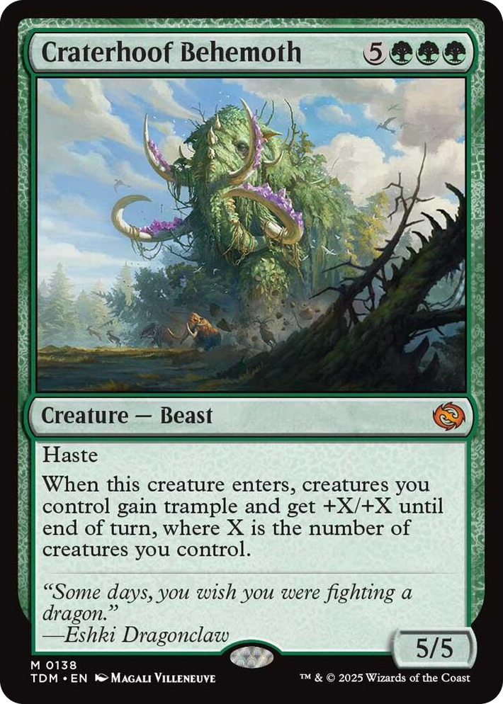 0138 Craterhoof Behemoth M Dragonstorm