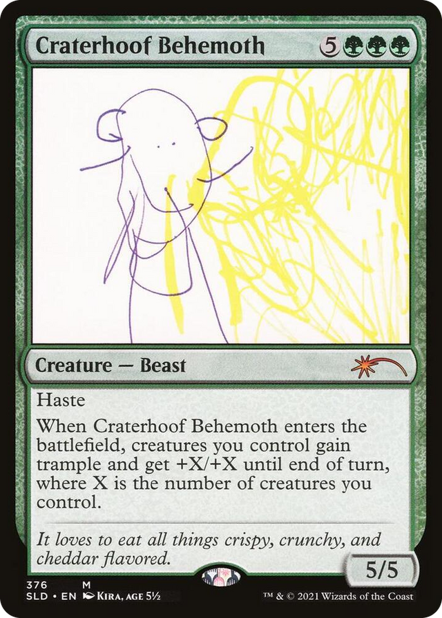 0376 Craterhoof Behemoth (376) M Secret Lair Drop Series