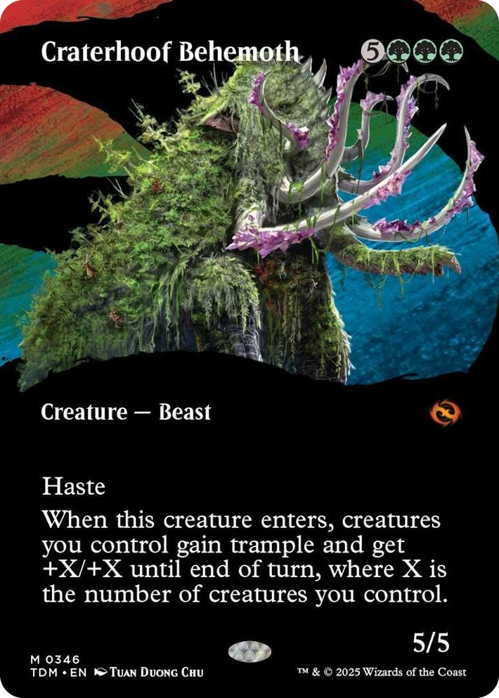 0346 Craterhoof Behemoth (Borderless) M Dragonstorm