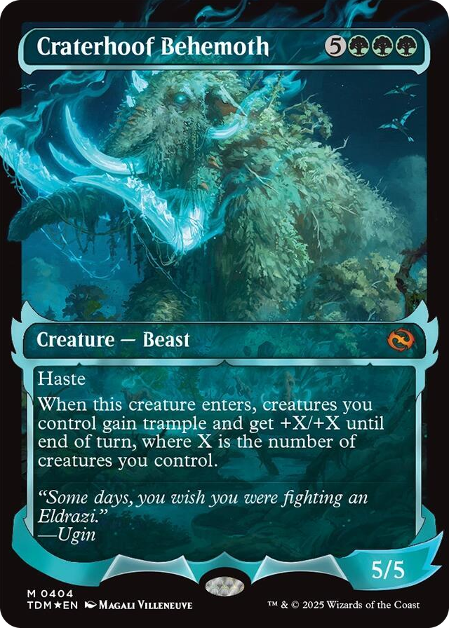 0404 Craterhoof Behemoth (Showcase) M Dragonstorm