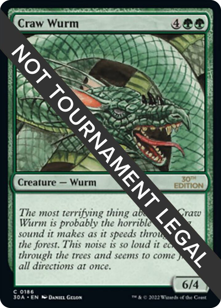 0186 Craw Wurm C 30th Anniversary Edition